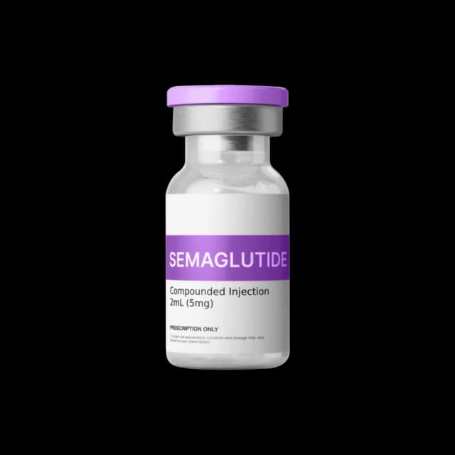 Vial de semaglutida compuesta