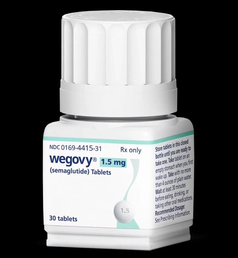 Visual reference for oral semaglutide